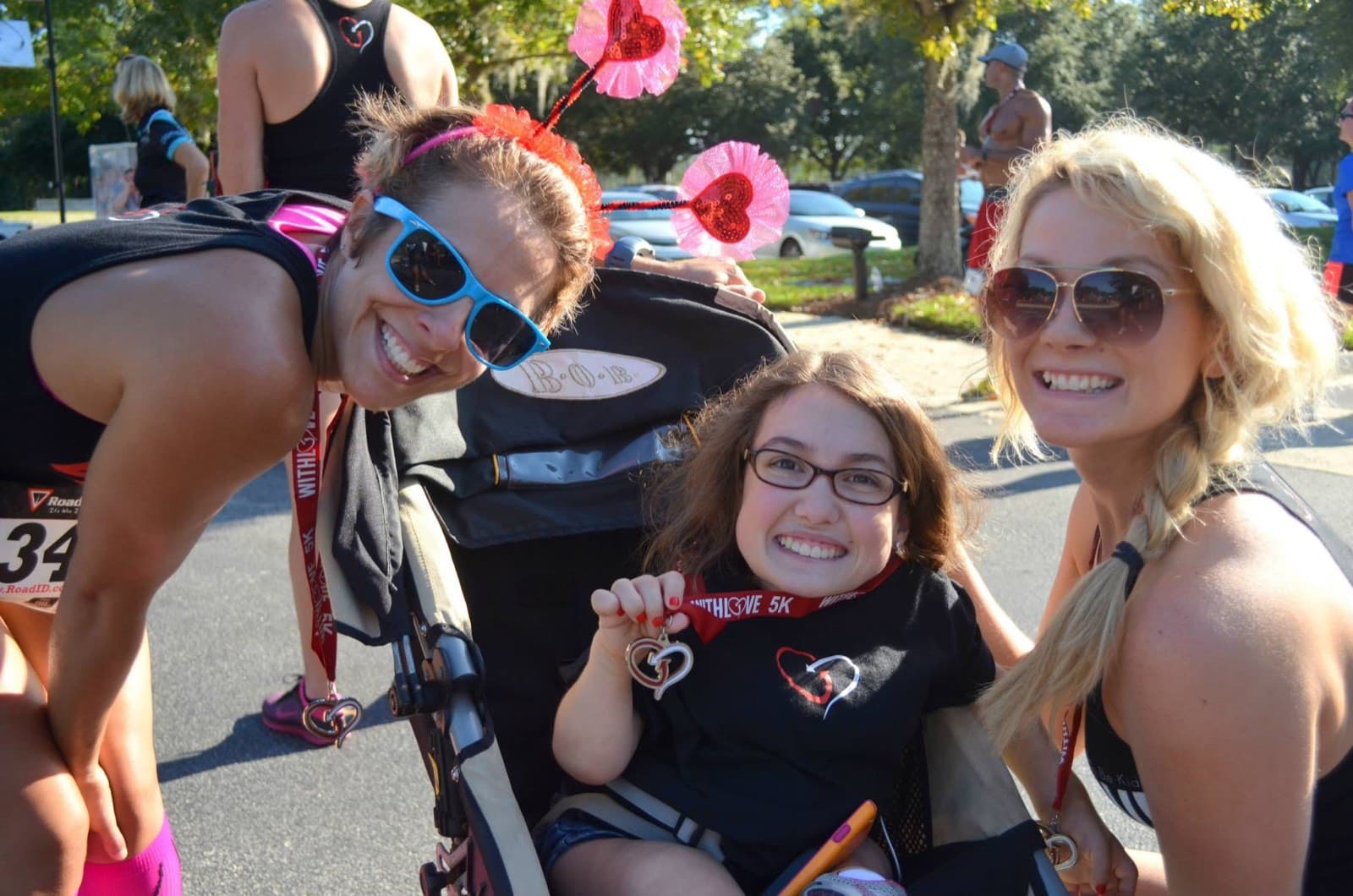 Participants racing at the Inclusion with Love 5K