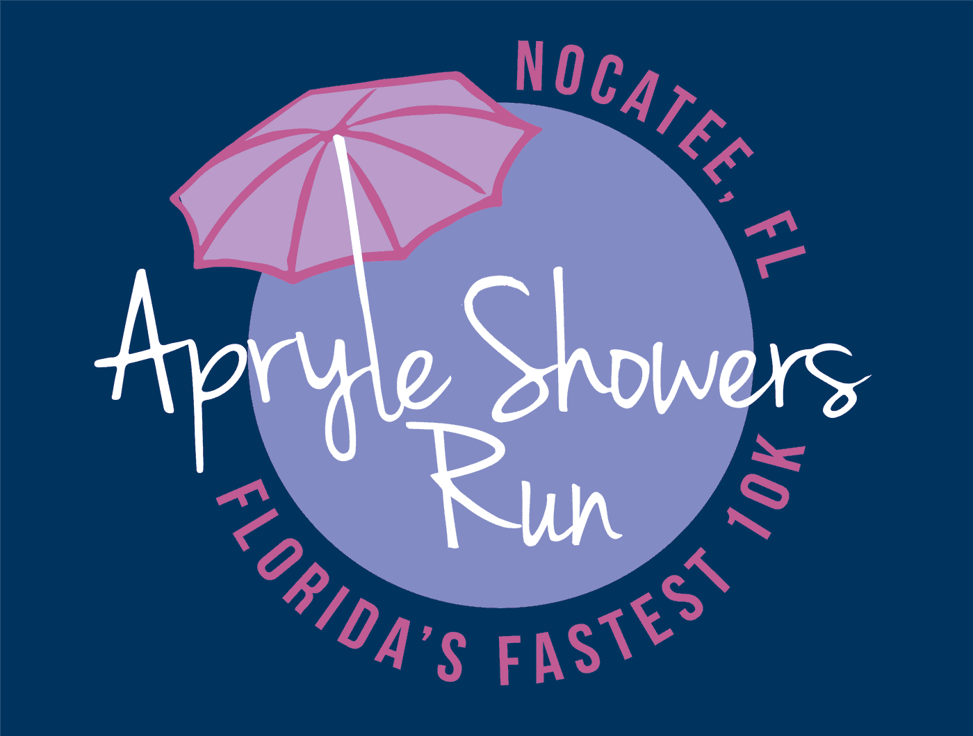 Apryle Showers Run: Florida's Fastest 10K logo