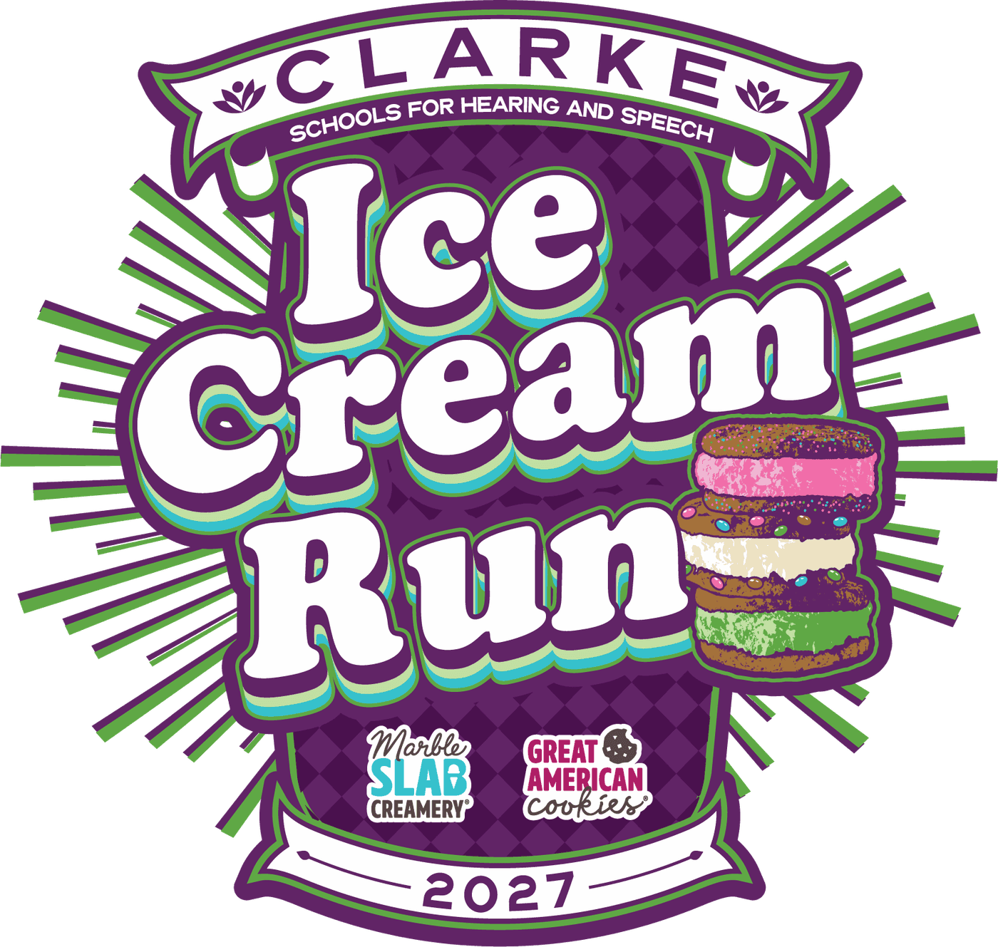 Clarke Ice Cream Run 5K logo