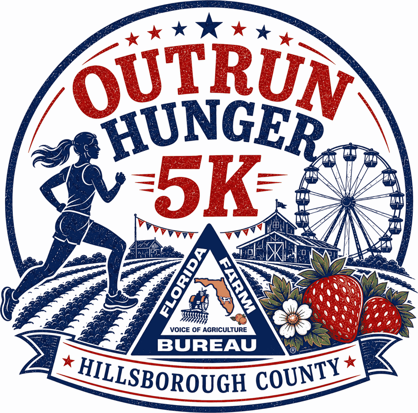 Outrun Hunger 5K logo